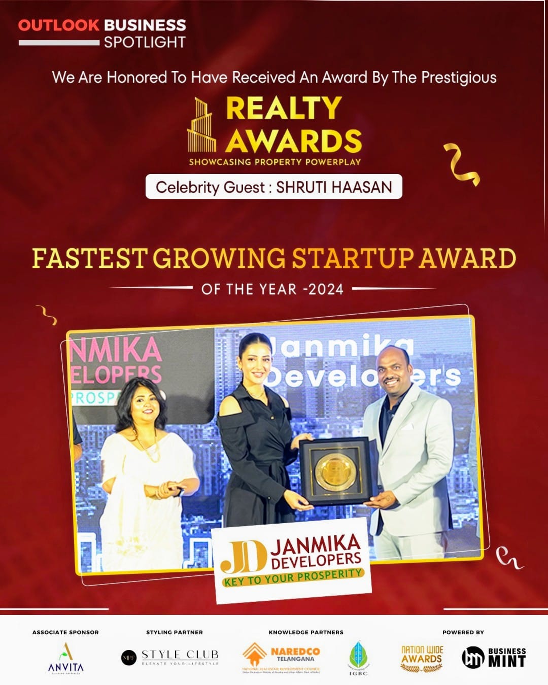 Janmika Developers Award